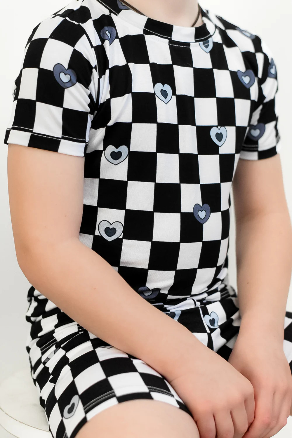 CHECK YES ROMEO EXCLUSIVE DREAM SHORT SET | Dream Big Little Co.