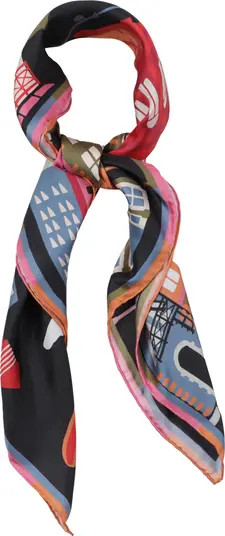 city that never sleeps silk scarf | Nordstrom
