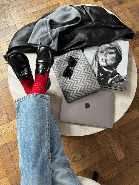 Red Socks + Loafers ❤️ Khaite Jeans 

#LTKshoecrush #LTKfindsunder50 #LTKstyletip