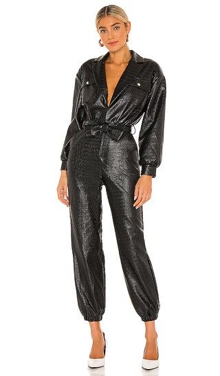 Tag Jumpsuit in Black | Revolve Clothing (Global)