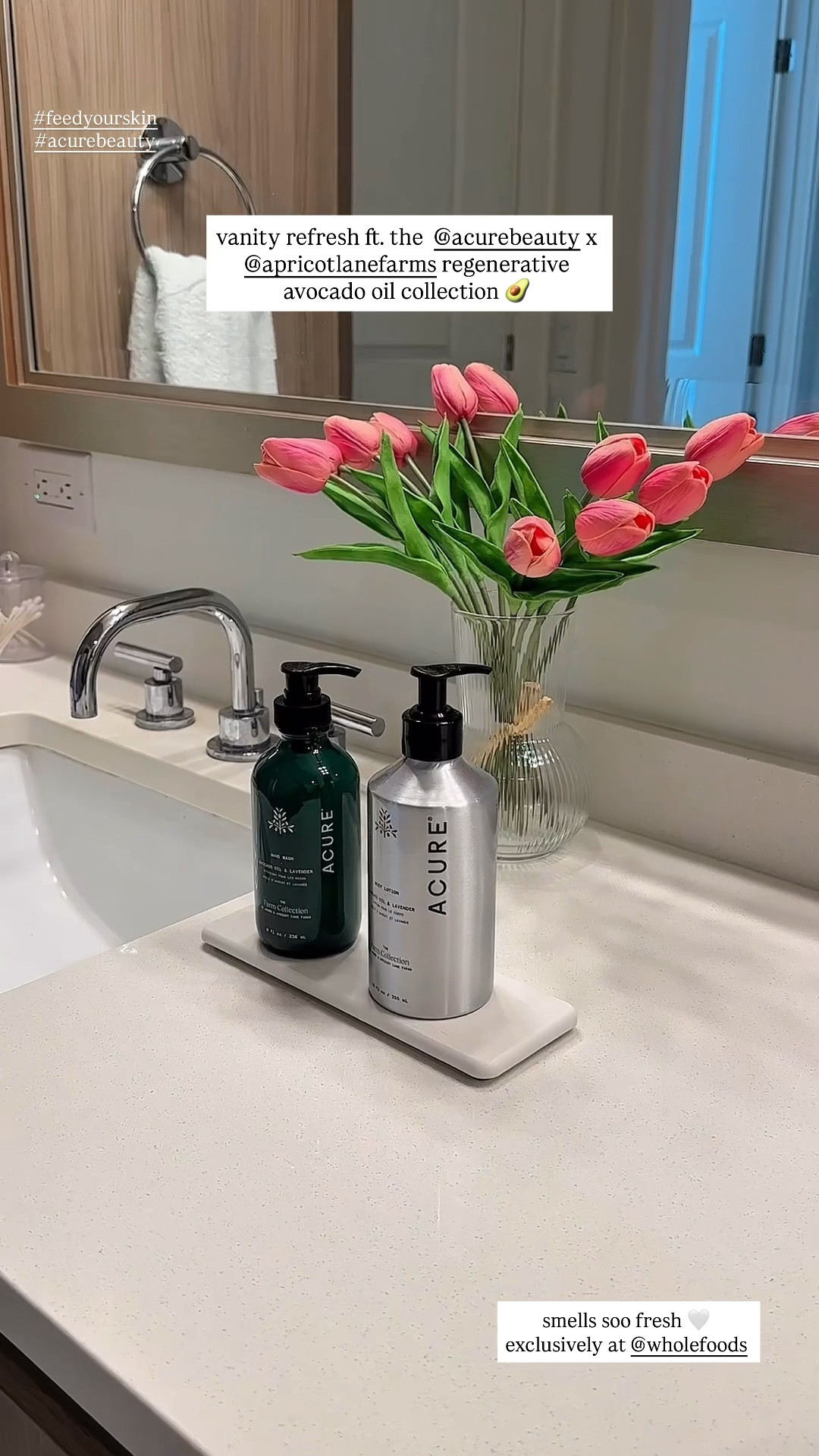 bathroom vanity refresh ft. the acure x apricot lane farms regenerative avocado oil body care collection 🫶🥑

launched exclusively at whole foods & acure’s site on september 1st! makes a really cute sustainable yet luxe gift idea 🥰

[body wash oil, soap bar, hand lotion, sugar scrub, salt body scrub, gift ideas for him for her, holiday present, stocking stuffers, fall presents, organic self care]

#LTKFindsUnder100 #LTKFindsUnder50 #LTKBeauty