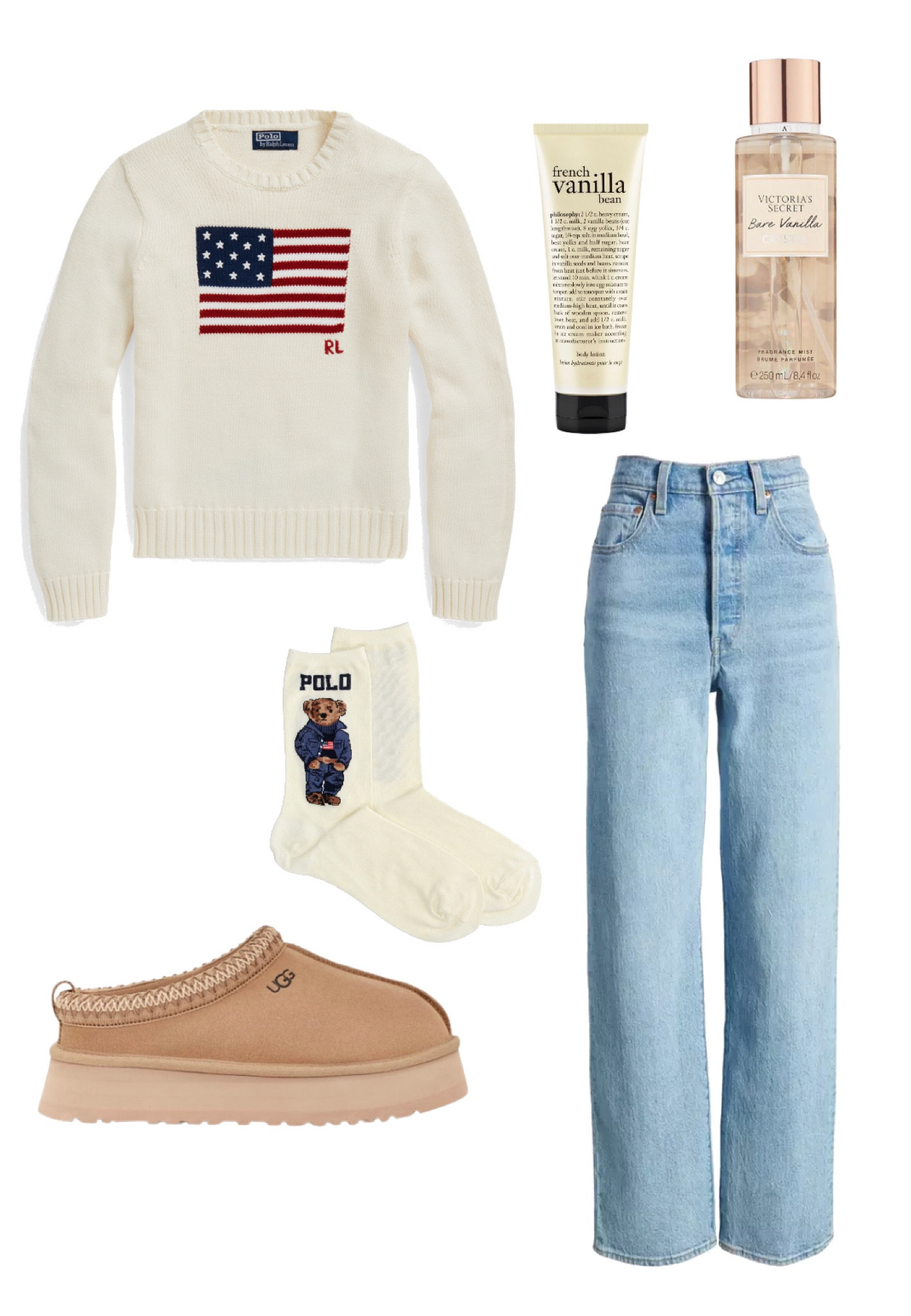 Fall outfit idea, fall outfit, fall outfit ideas, fall outfit inspo, outfit idea, outfit ideas, outfit inspo, vanilla girl, vanilla, aesthetic, vanilla girl aesthetic, Ralph lauren, cozy, Uggs, polo, polo bear, denim, jeans, mom jeans, boyfriend jeans

#LTKSeasonal #LTKstyletip #LTKHoliday
