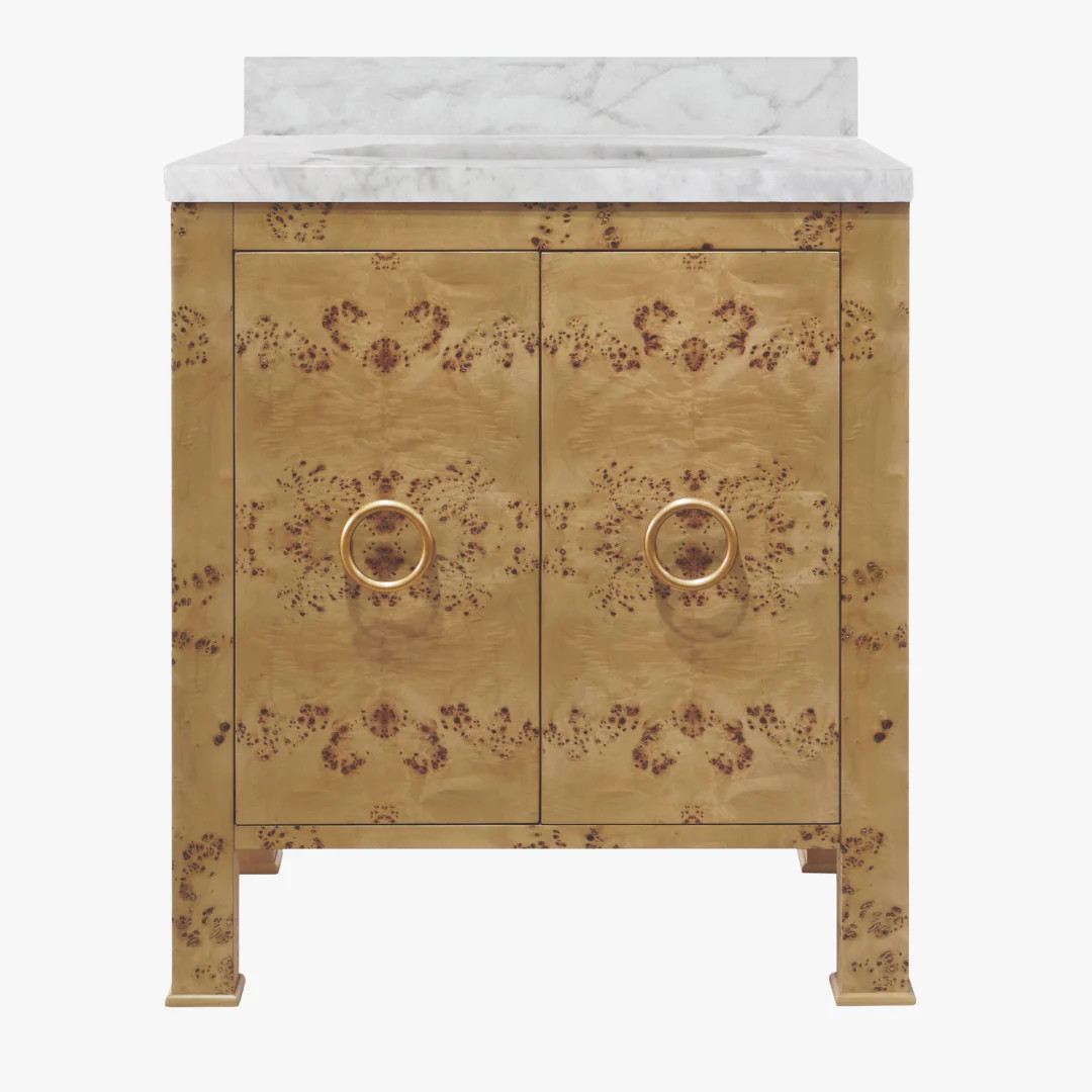 Brooklyn Burl Wood Vanity | Dear Keaton