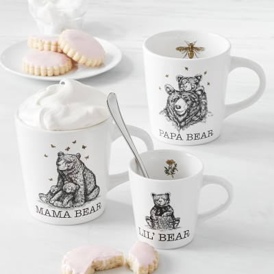 Bear Family Mugs, Set of 3 | Williams Sonoma | Williams-Sonoma