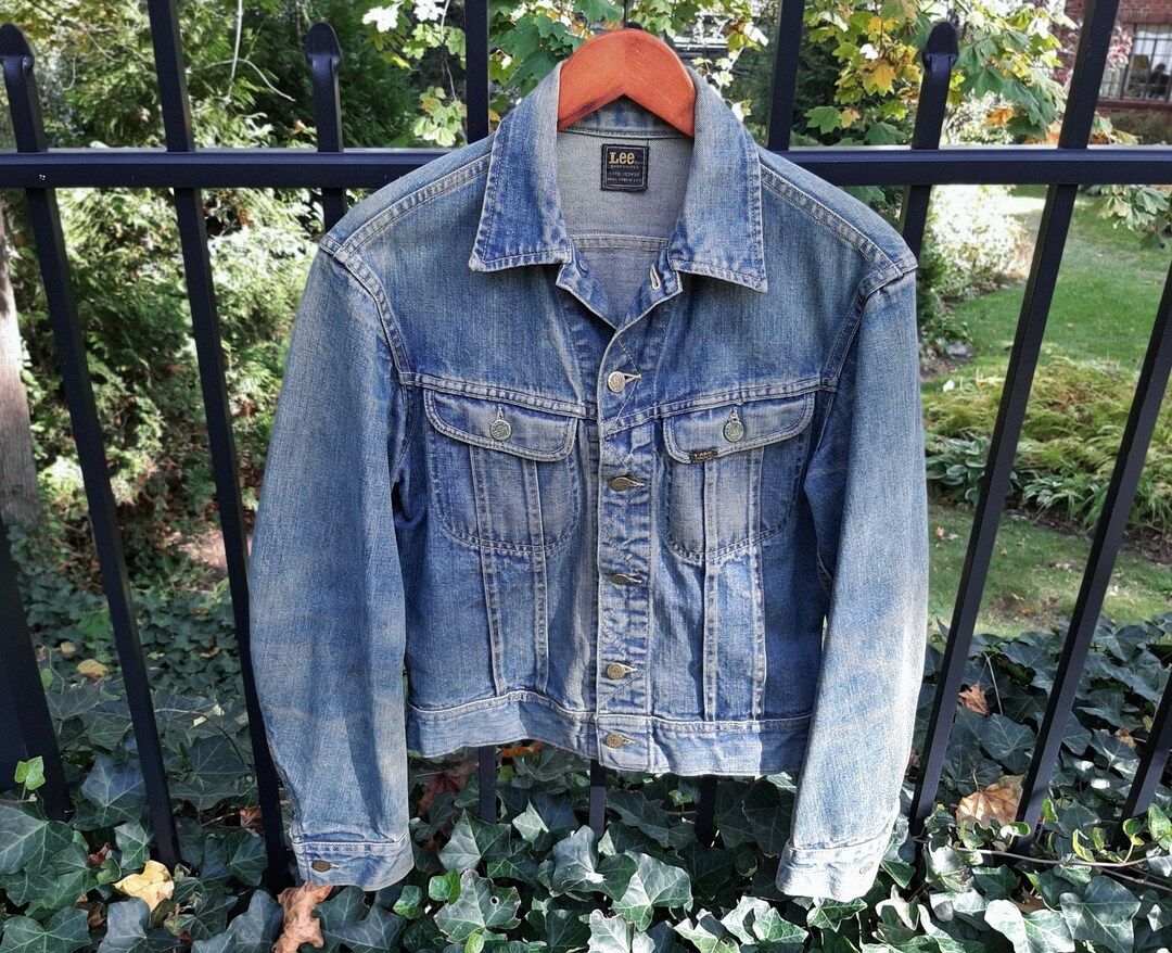 Vintage 1970s Lee Riders Denim Jacket. Blue Jean Trucker Jacket. Sanfordized, PATD 153438. Union ... | Etsy (US)