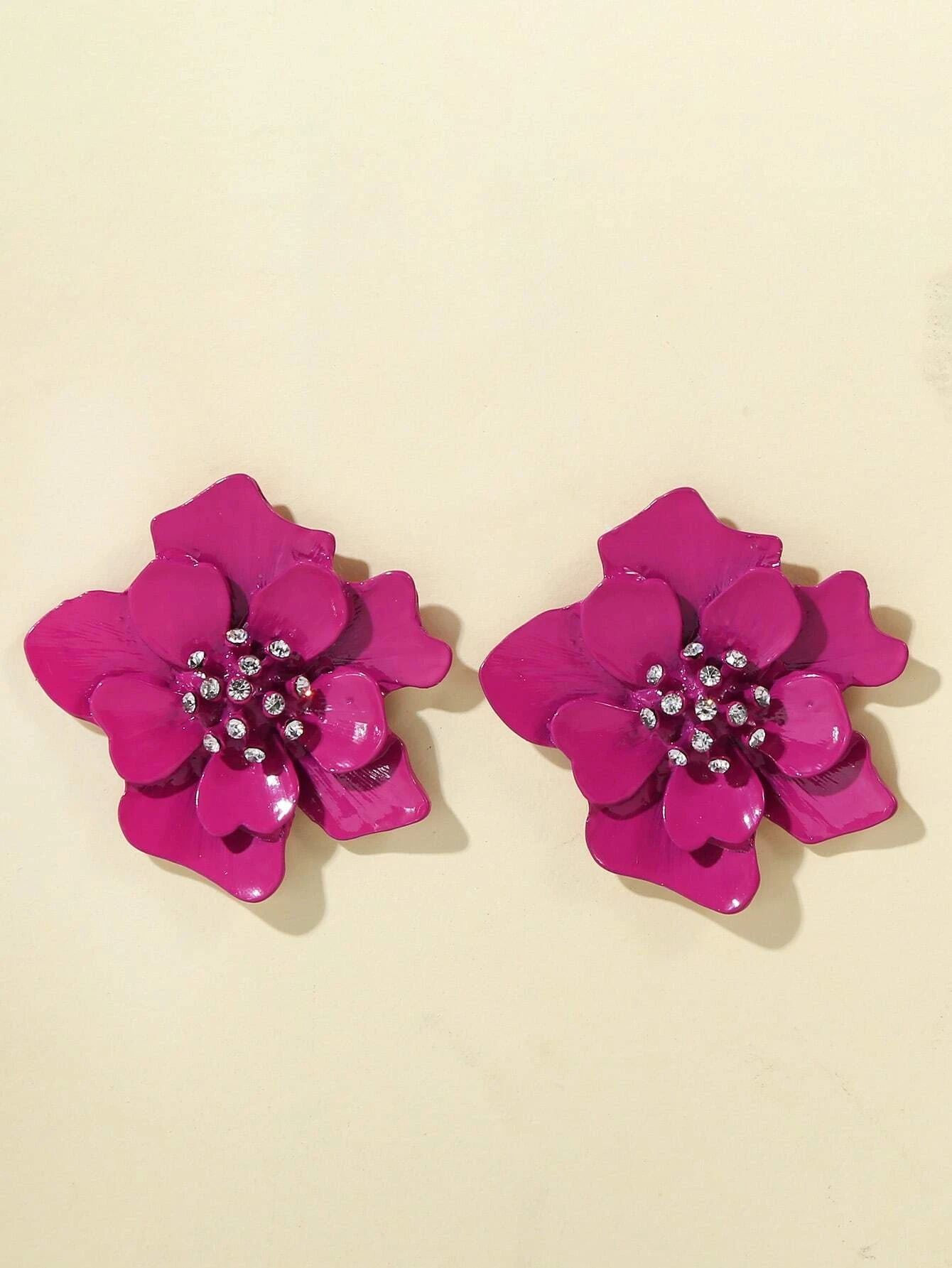 Flower Design Earrings | SHEIN