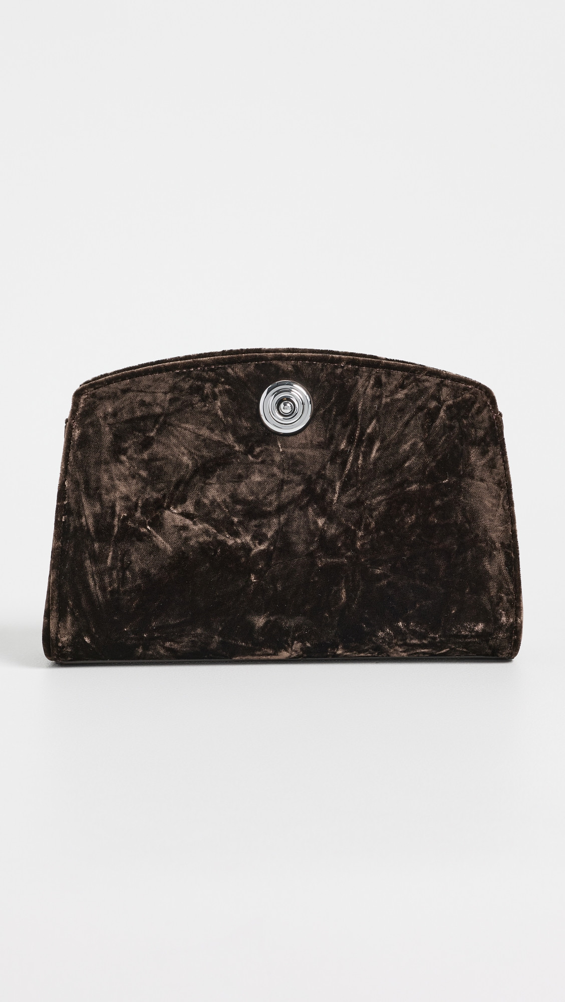 Liffner Pushlock Clutch Brown/Silver Hardware One Size | Shopbop