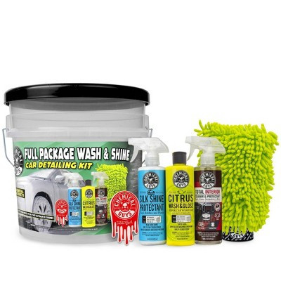 Chemical Guys 7pc Wash and Shine Buckets: Car Cleaning Kit with Scented Liquid for Automotive Shine | Target