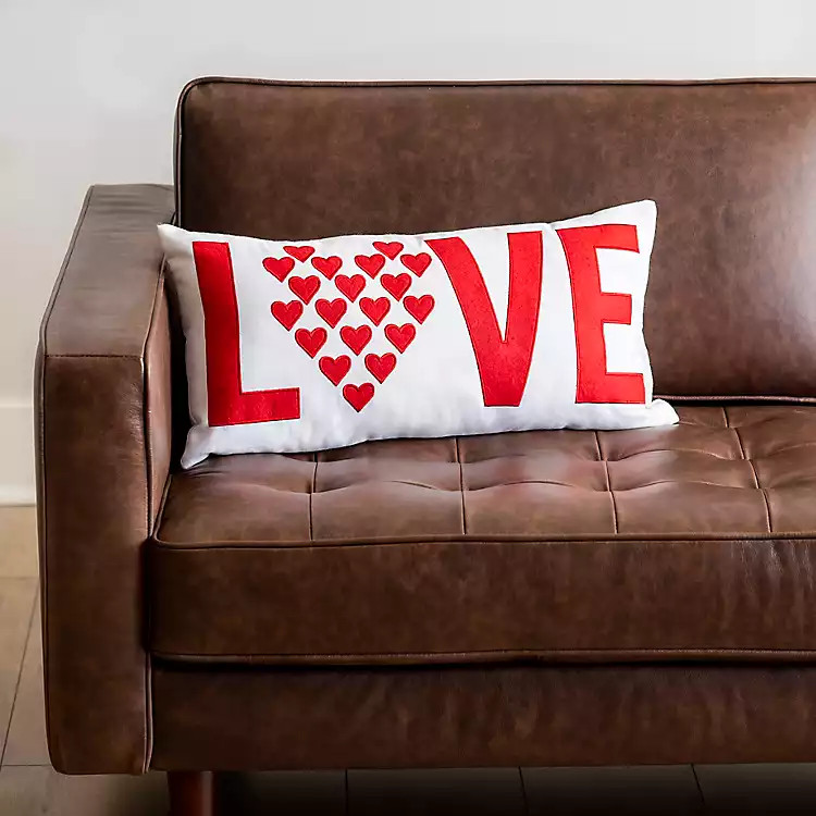 New!Love and Hearts Valentine's Pillow | Kirkland's Home