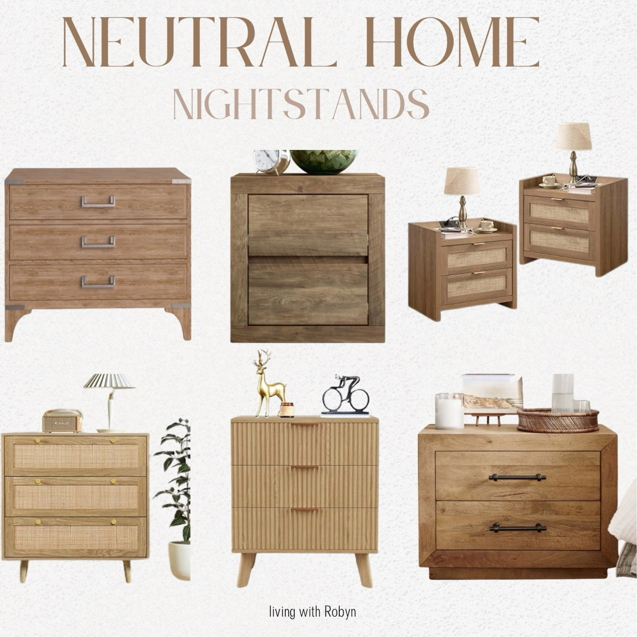Nightstands for the Neutral Home 
Modern Home
Transitional Home
Organic Modern Home 
Bedroom Furniture  
Home 

#LTKstyletip #LTKhome