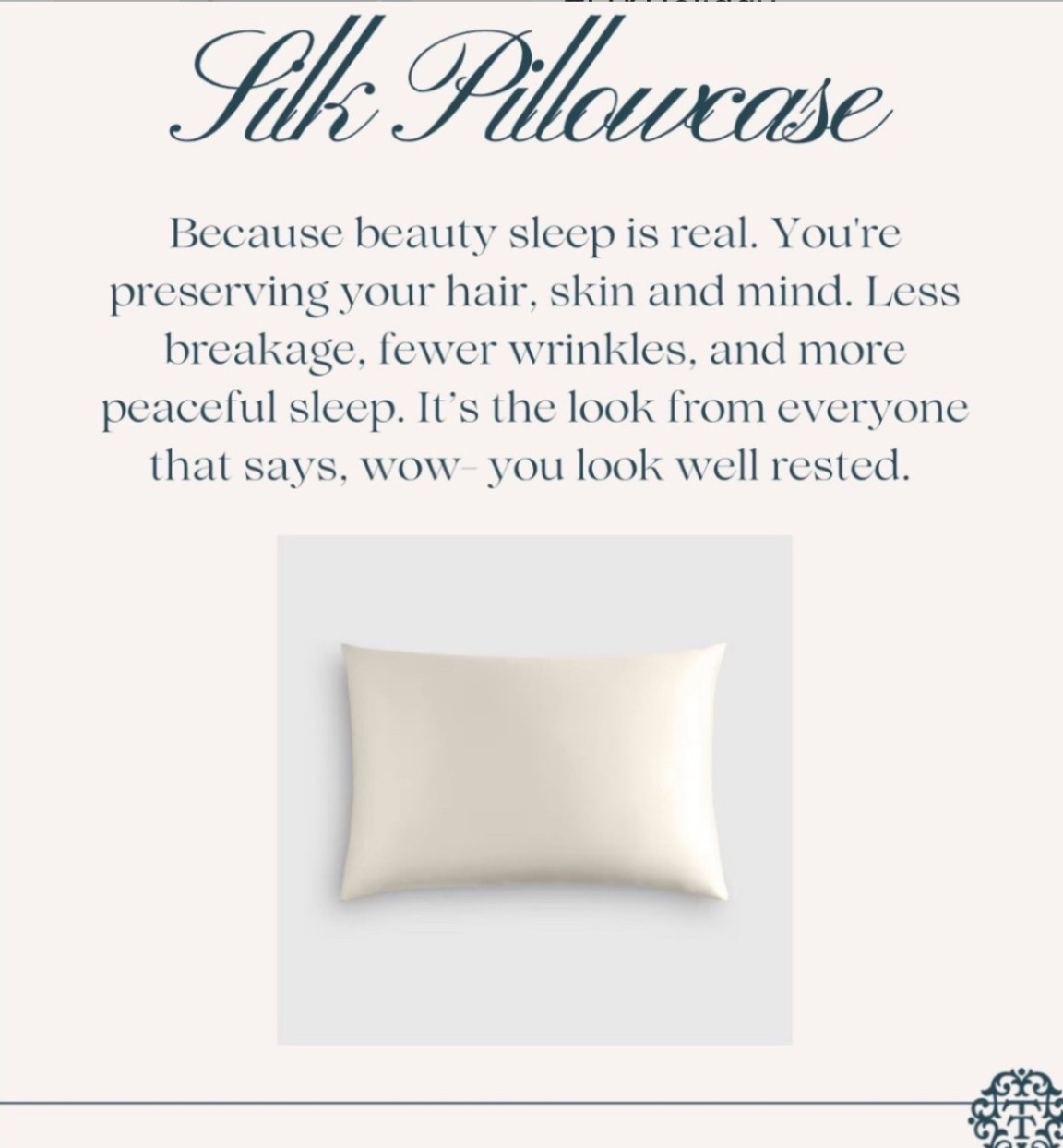 Treat yourself to a silk pillowcase and eye mask m

#LTKFindsUnder50 #LTKselfcare #LTKHome