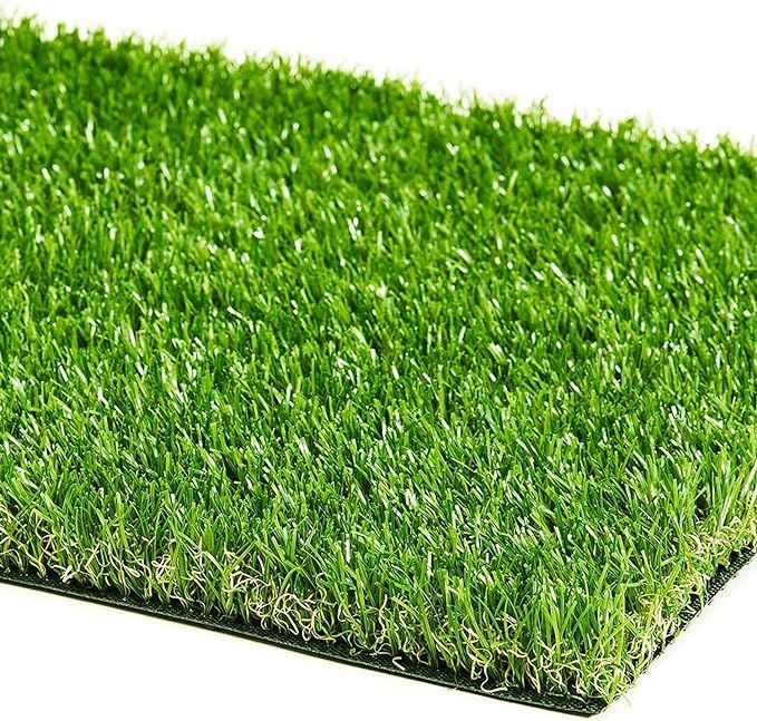 ZGR Artificial Garden Grass 3 ft x 5 ft (15 Square ft) Premium Lawn Turf, Realistic Fake Grass, D... | Amazon (US)