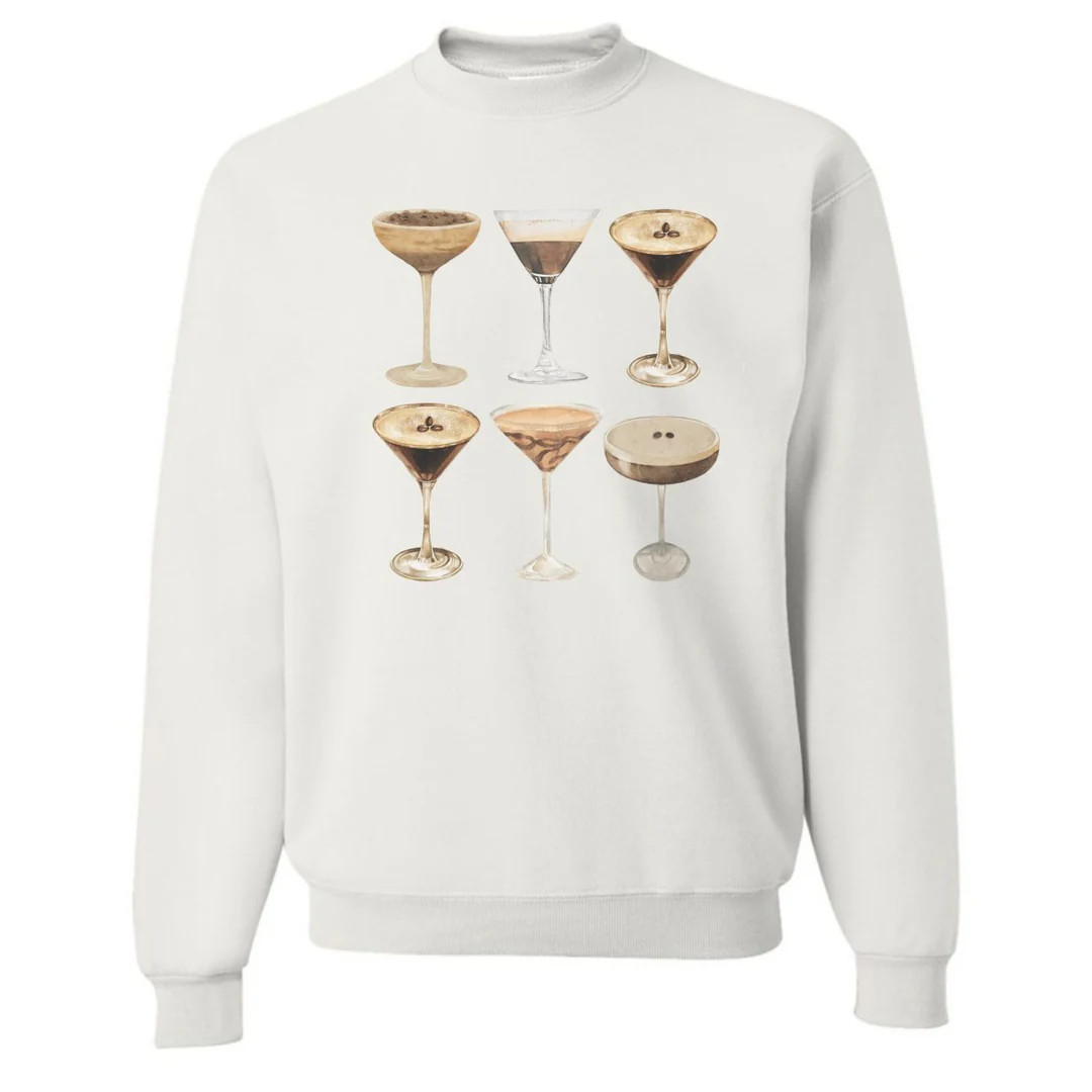 'Espresso Martini' Crewneck Sweatshirt | United Monograms