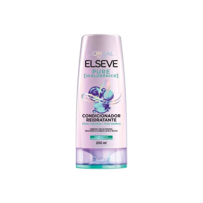 Elseve L'Oréal Paris Pure Hialurônico
        
              - Condicionador 200ml | Beleza Na Web (BR)