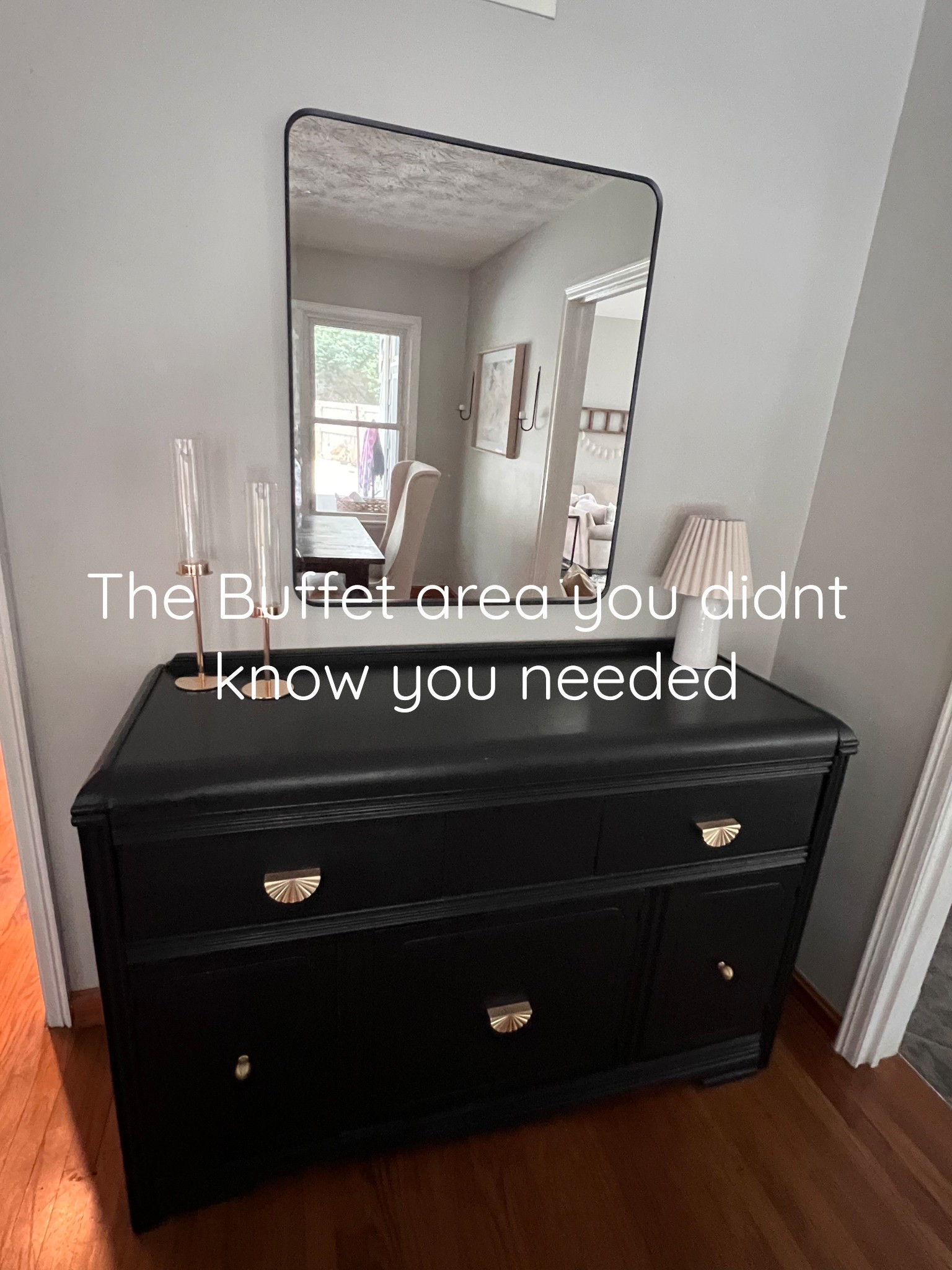 I love a simple and effective, totally useable buffet area in my dining room and this one gets used A LOT! 

#LTKHome
