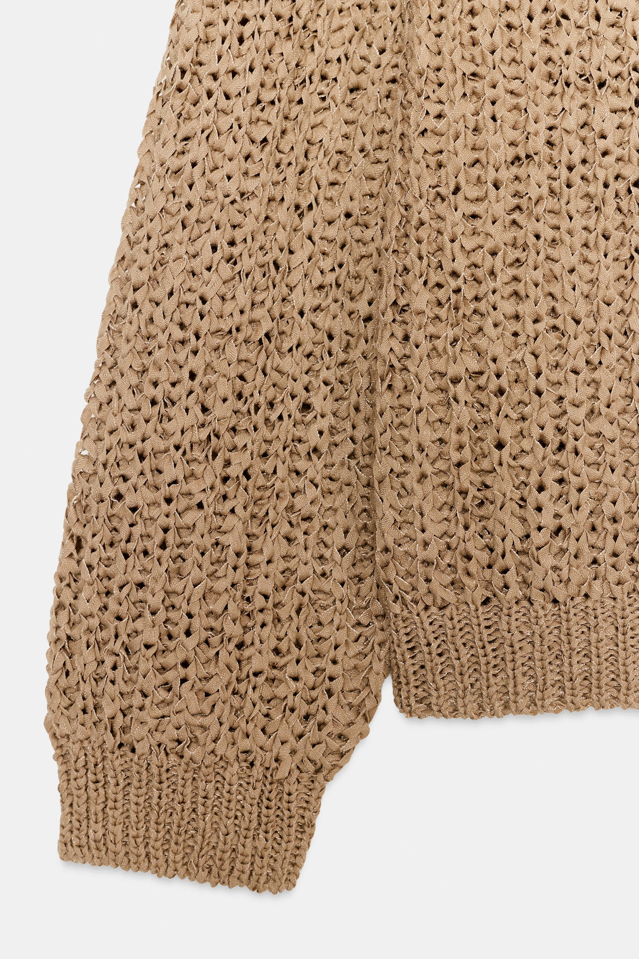 INTERTWINED RIBBON KNIT JUMPER | Zara US