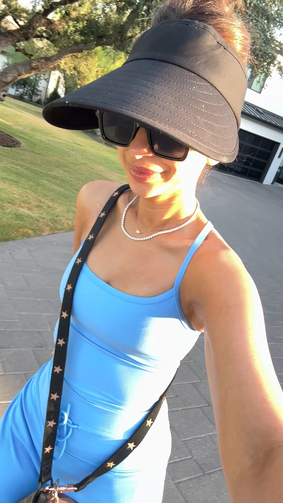 Morning walk! One of my fav active skirts and tanks, run TTS
Also linked our leash & my go to walking visor & shoes!

#LTKootd #LTKfitnessgoals #LTKmorningroutine