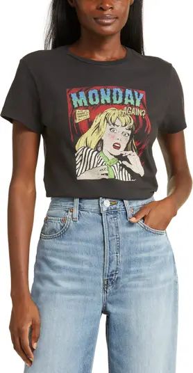 Re/Done Monday Again Cotton Graphic T-Shirt | Nordstrom | Nordstrom