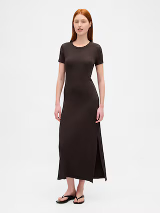 Modern Rib Maxi T-Shirt Dress | Gap (US)
