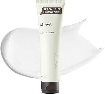 AHAVA Dead Sea Water Mineral Hand Cream - Hand Moisturizer For Dry Cracked Hands, Light & Fast Ab... | Amazon (US)