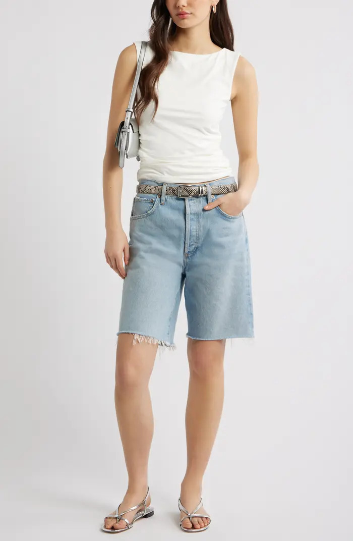 Boat Neck Sleeveless Top | Nordstrom