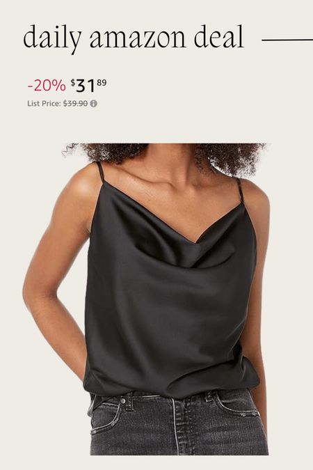 Daily Amazon deal: cowl-neck cami 

Amazon finds, Amazon fashion, the drop, cami, simple style

#LTKSaleAlert #LTKFindsUnder50