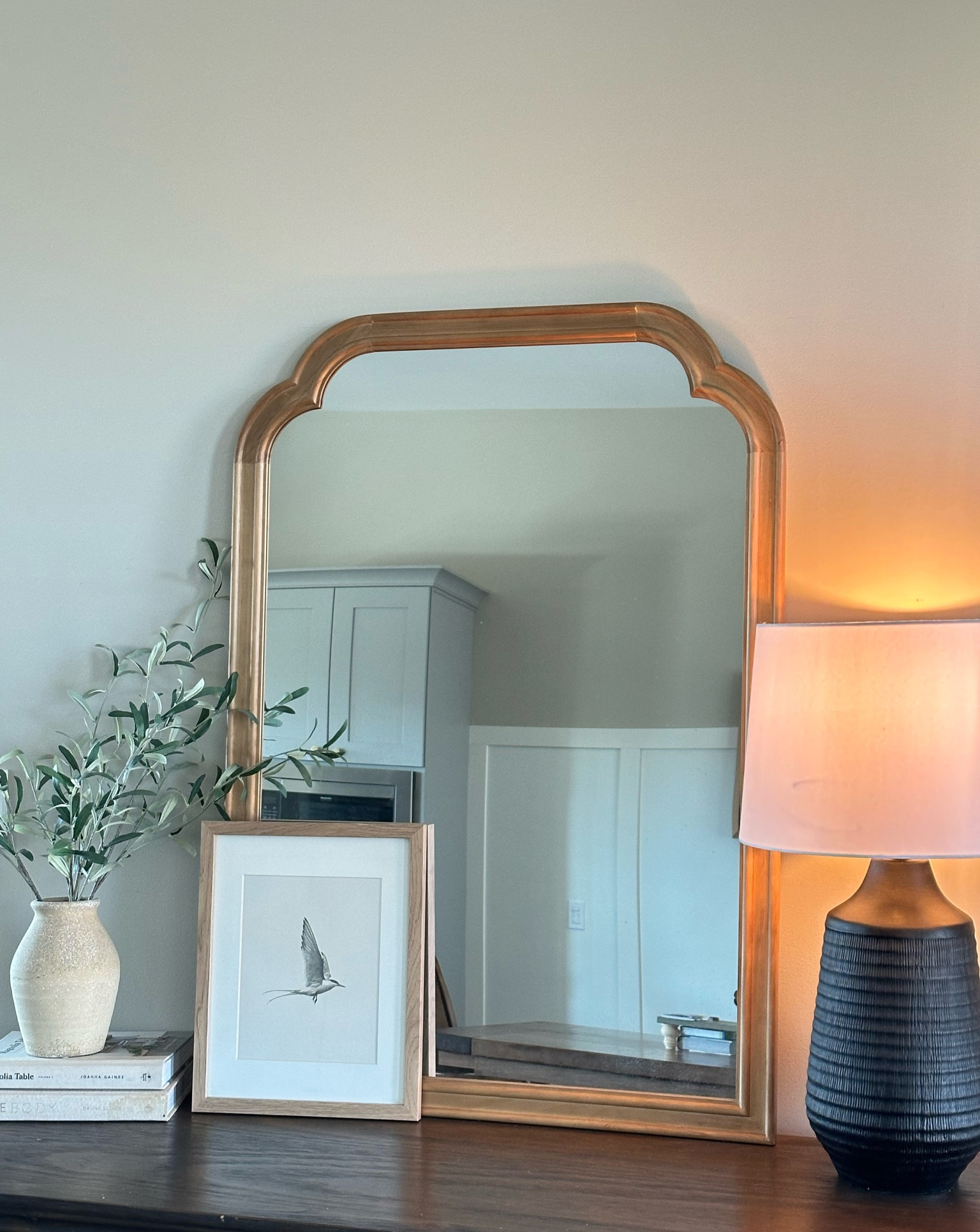 Love this mirror in my entry way, perfect way to one quick style check before heading out the door. 

#LTKSeasonal #LTKhome #LTKstyletip