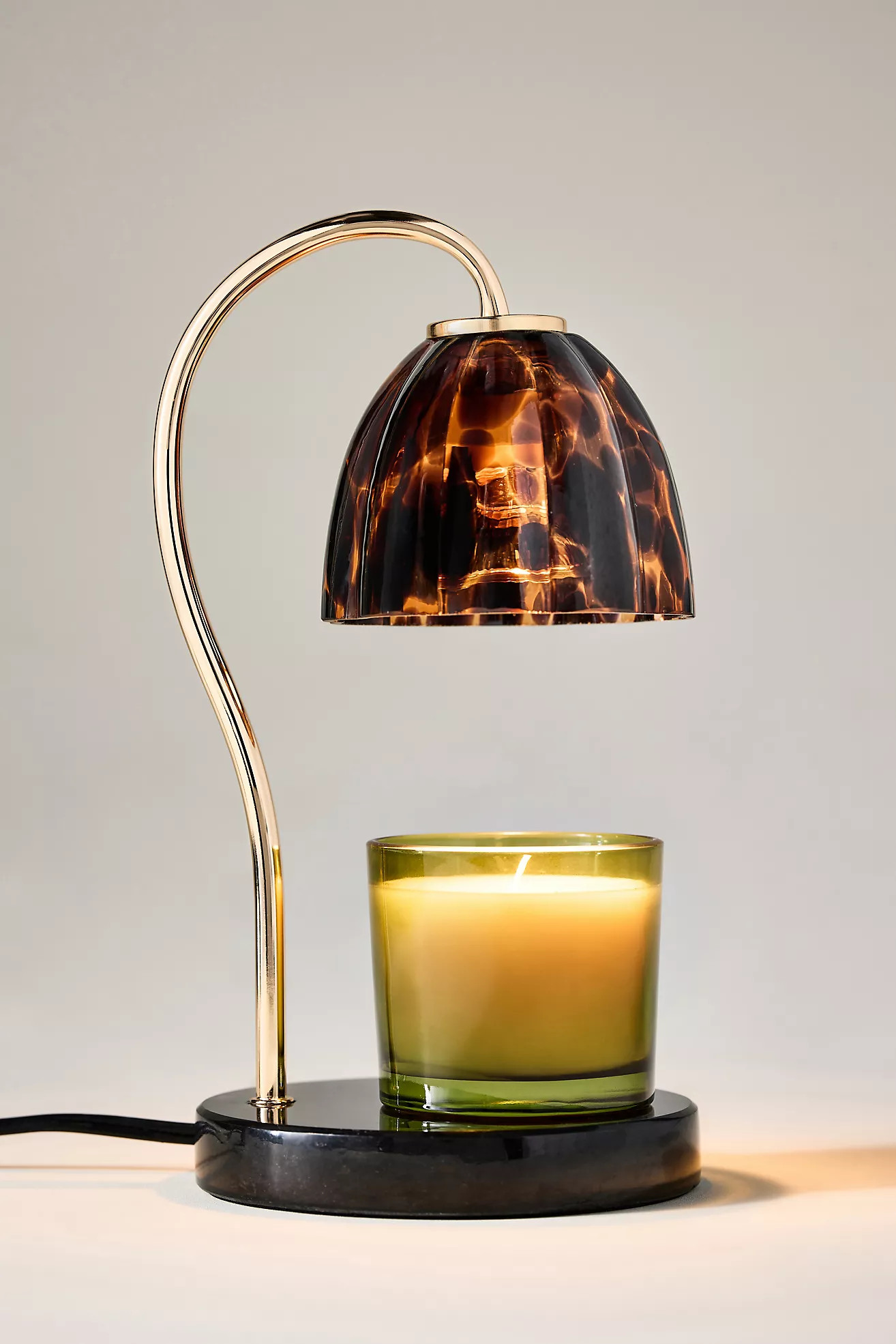 Scalloped Glass Candle Warmer Lamp | Anthropologie (US)
