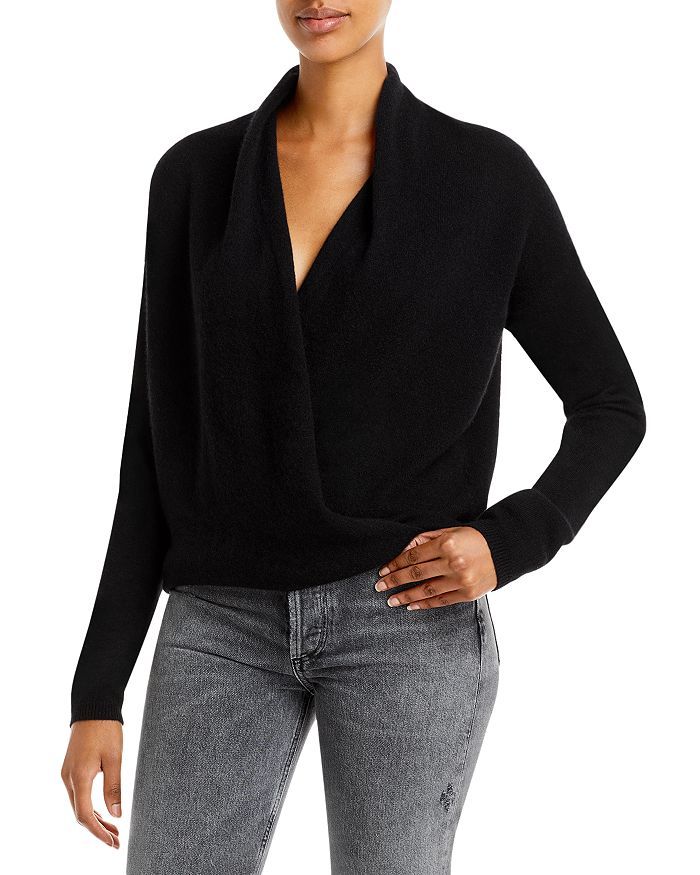 Crossover Cashmere Sweater - 100% Exclusive | Bloomingdale's (US)