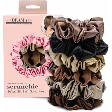 Kitsch Satin Scrunchies for Women - No Crease Hair Ties for Girls | Scrunchies For All Hair Types... | Amazon (US)