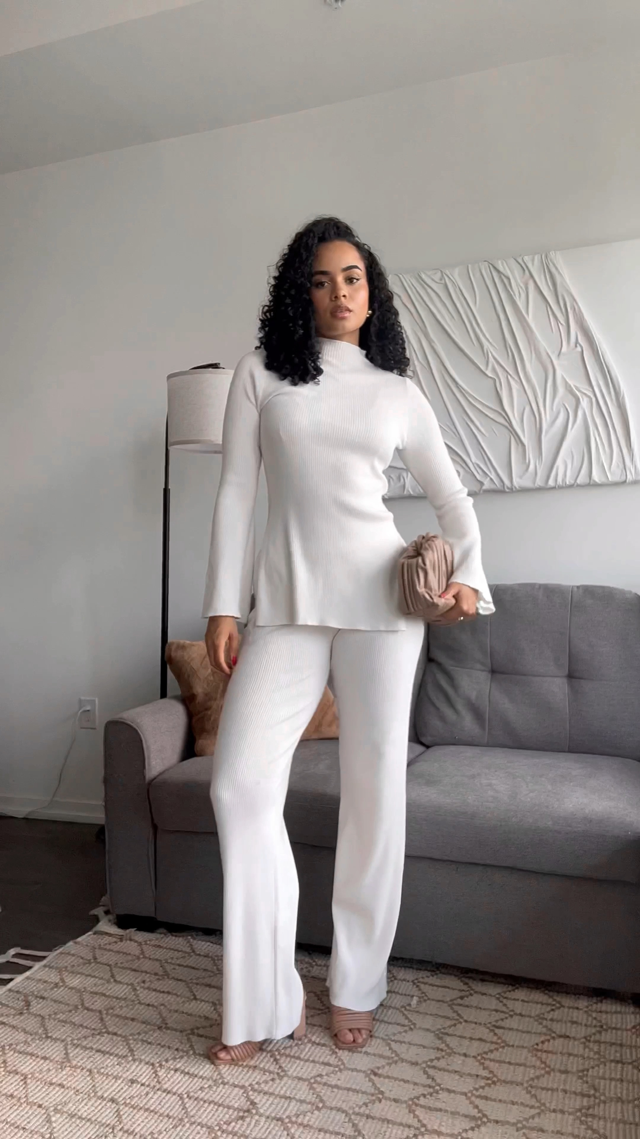 White fall look
Code: MESHKIAALIYA 
Top: Small
Pants:Large