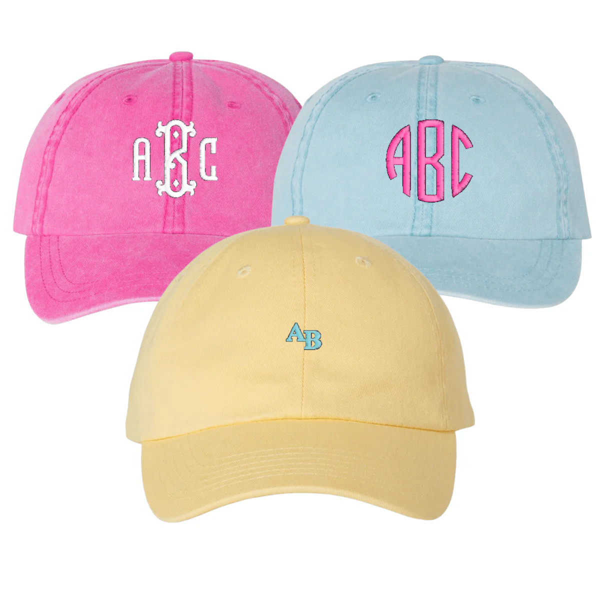 Monogrammed Baseball Hat | United Monograms