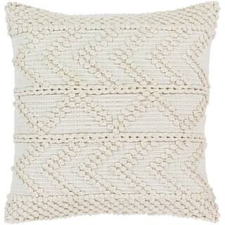 Artistic Weavers Aston Cream Woven Polyester Fill 22 in. x 22 in. Decorative Pillow-S00161016286 ... | The Home Depot