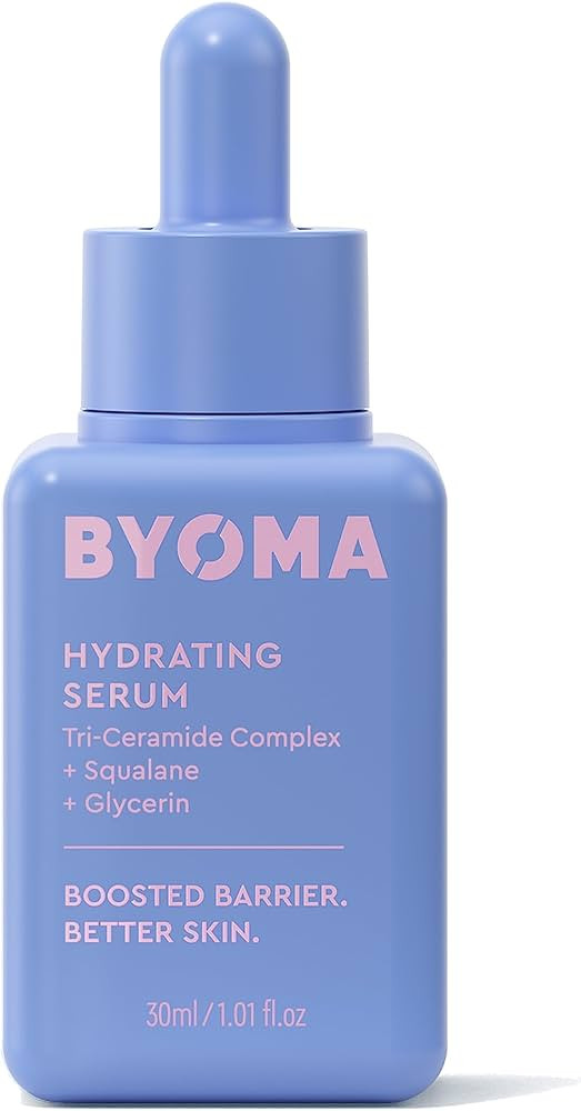 BYOMA Hydrating Serum - Moisturizing Facial Serum with Squalane, Glycerin & Ceramides - Hydrating... | Amazon (US)