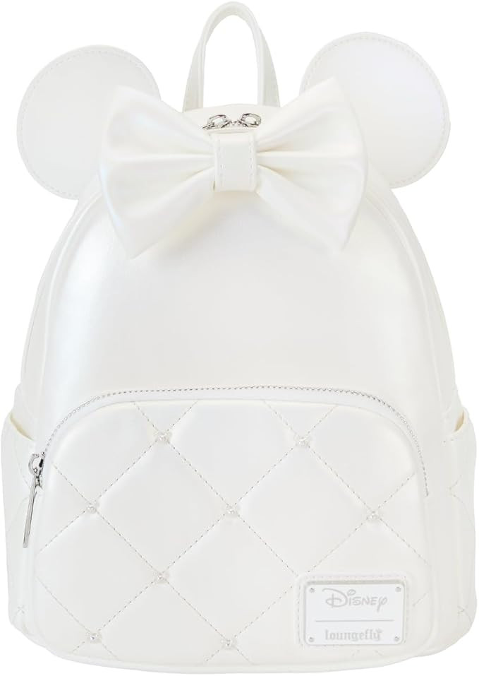 Loungefly Disney Minnie Mouse Iridescent Wedding Mini Backpack | Amazon (US)