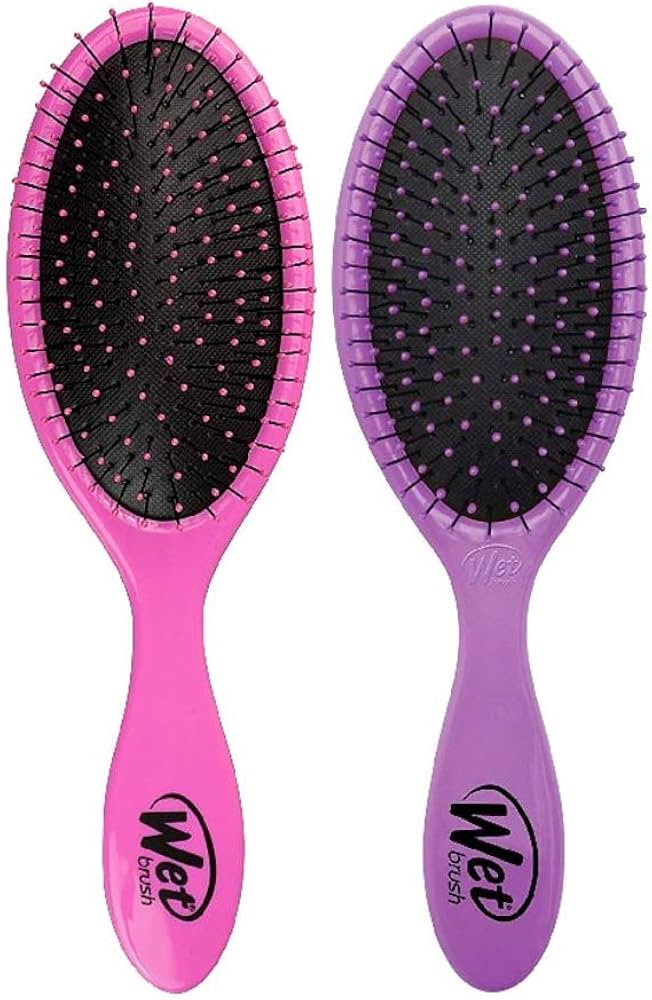 Wet Brush Original Detangler Hair Brush - Pink And Purple - Exclusive Ultra-soft IntelliFlex Bris... | Amazon (US)