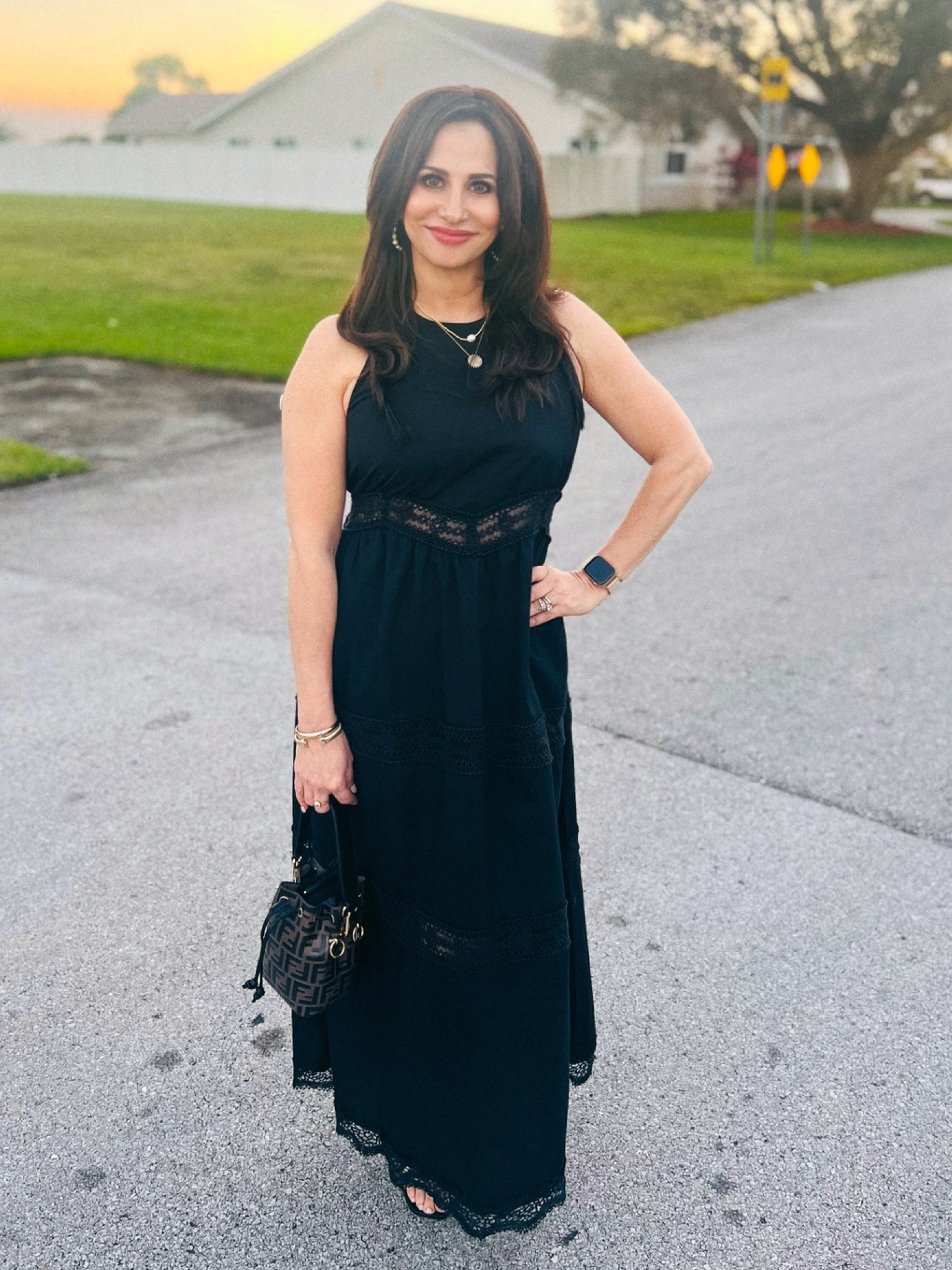 A beautiful black crochet dress. Size sm petite 

#LTKstyletip #LTKsalealert #LTKover40