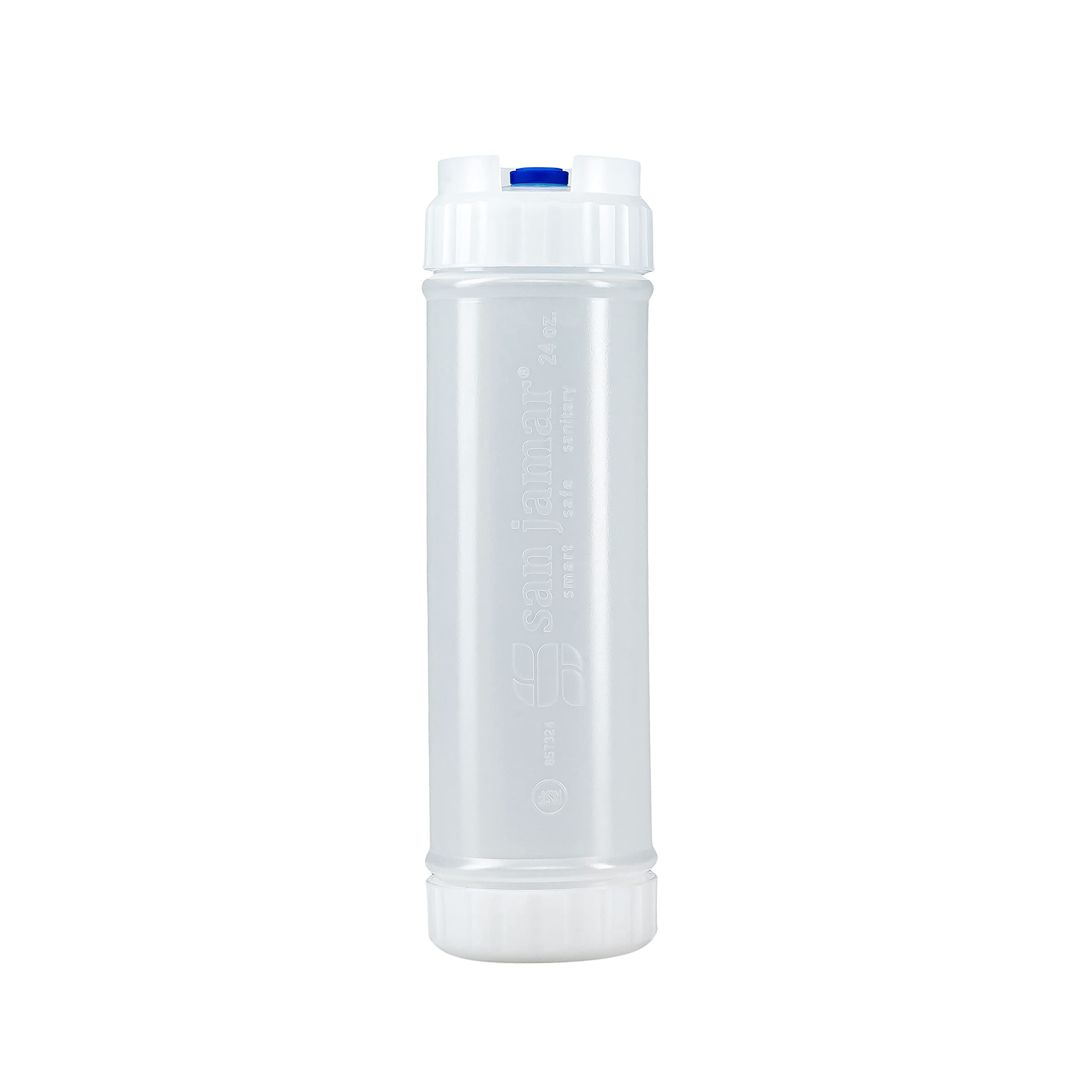 San Jamar Ez Kleen Plastic Sauce Bottle with Medium Valve for Thick Sauces and Relish, 24 Ounces,... | Amazon (US)