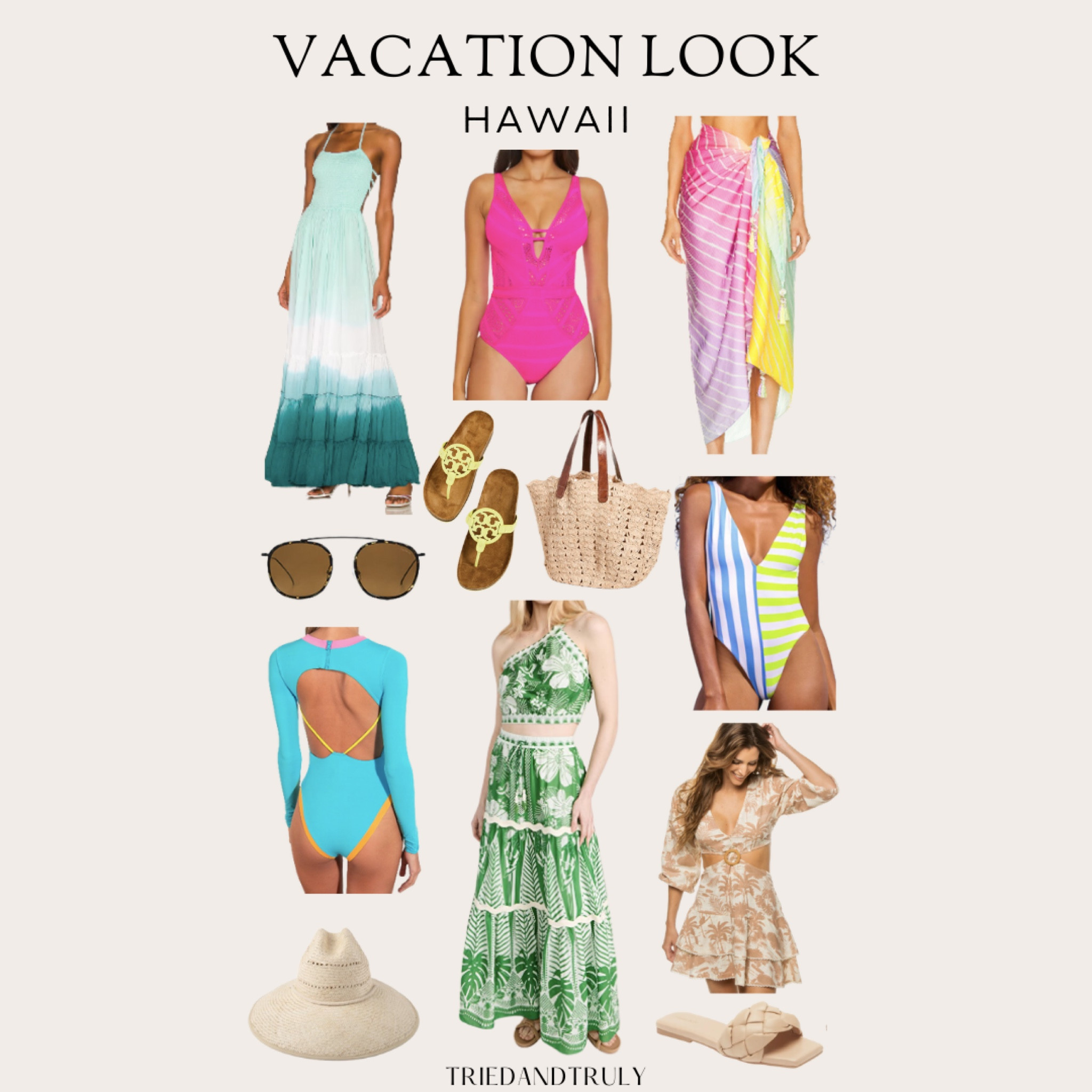 Vacation and resortwear picks by destination. Swimsuits, cover ups, dresses, sandals, sunglasses, hats, and beach and pool bags. 

Hawaii islands tropical beach vacation

#LTKswim #LTKstyletip #LTKtravel