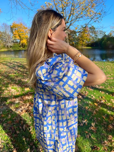 Puffy sleeves & fall leaves 🍁 this @hunterbellnyc Jenkins dress is sold out, but I’m linking a few similar styles available on their site 🥰🍂 

#LTKSeasonal #LTKstyletip