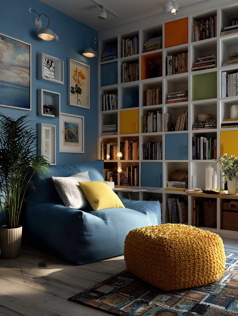 You’ve seen this look in designer homes and celebrity interiors — but here’s the secret: this library nook is easier to create than you think.

Start with modular, pre-made bookshelves in the size and layout that fits your space. Floor-to-ceiling, corner units, full wall, or compact grid shelving — you choose. Then pick your color story. Soft neutrals, bold blue, sage, charcoal, even playful accent cubes — we’ve got options to match your style.

Now add the most important piece: a deeply comfortable reading chair. Something you can truly sink into. Finish it with a textured pouf, layered lighting, and your favorite books on display.

Small room?
Large room?
Empty corner?

Create your own personal library at home. A space for thinking, learning, building, dreaming.

Because every elegant home deserves a reading corner.

#HomeLibrary
#ReadingNook
#InteriorDesignInspo
#CozyCorner 

 #LTKHome