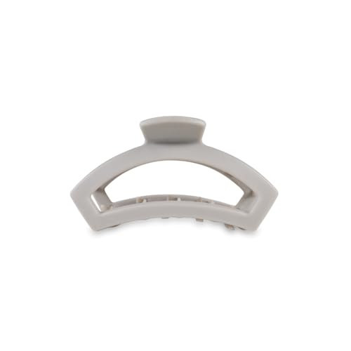 TELETIES - Open Medium Hair Clip - Fall Collection - Hair Claw Clips for Women - Strong Grip, Bendable Teeth, Curved Design - For All Hair Types and Textures - Silver Flames | Amazon (US)