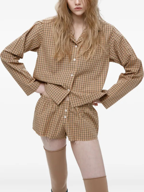 checked shorts | Farfetch Global