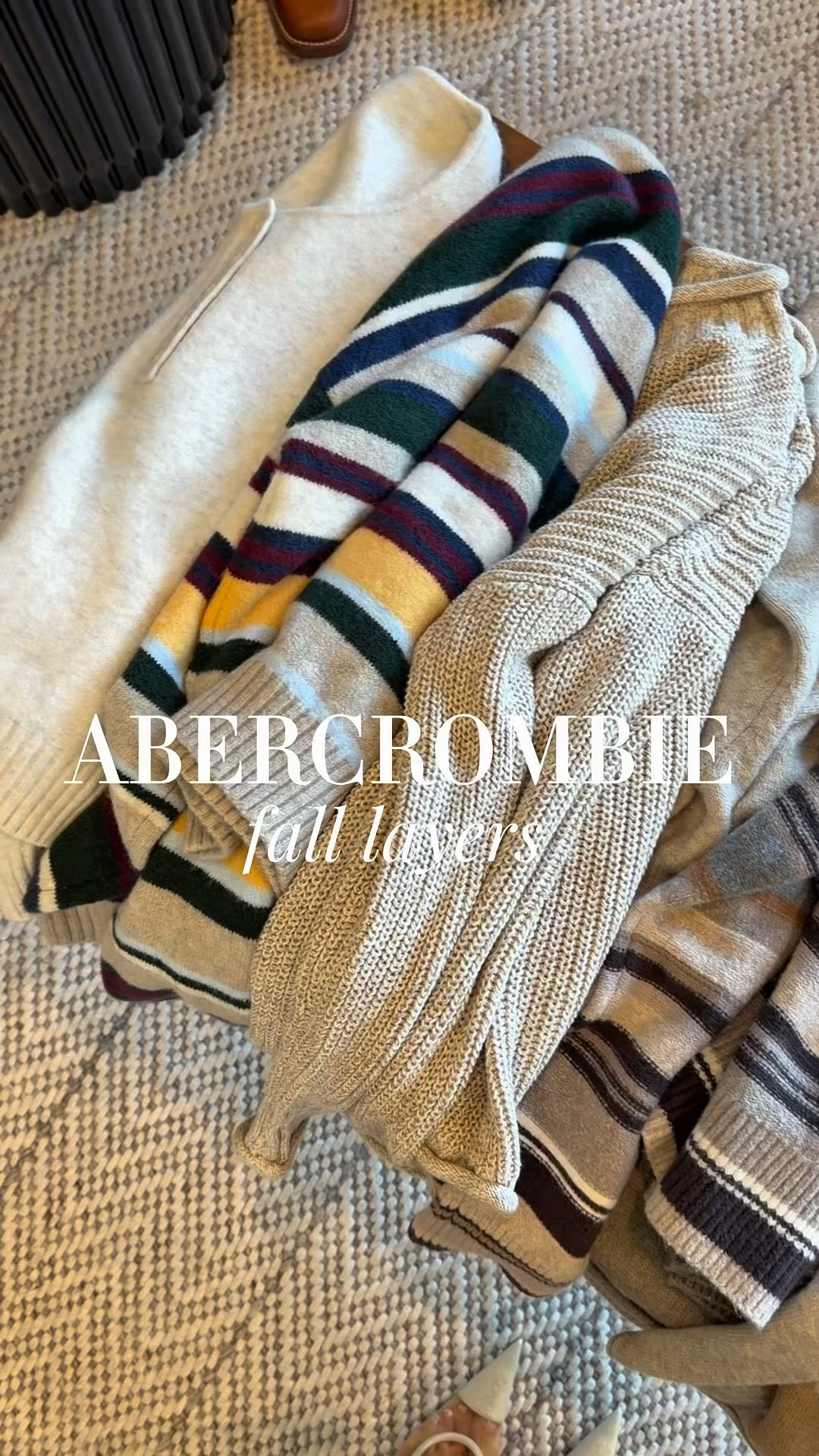 Cozy, classic, & so easy to layer 🤎 These @abercrombie pieces are perfect for transitioning into fall

#LTKU #LTKSeasonal #LTKootd