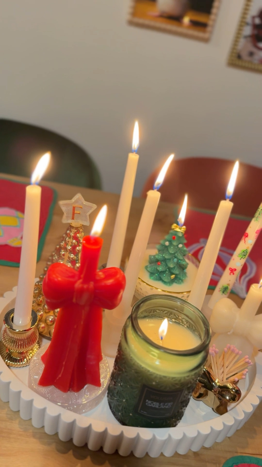 candle table scape!! ✨🎀

holiday candles. tablescapes. candle holder.

#LTKHome #LTKHoliday #LTKGiftGuide