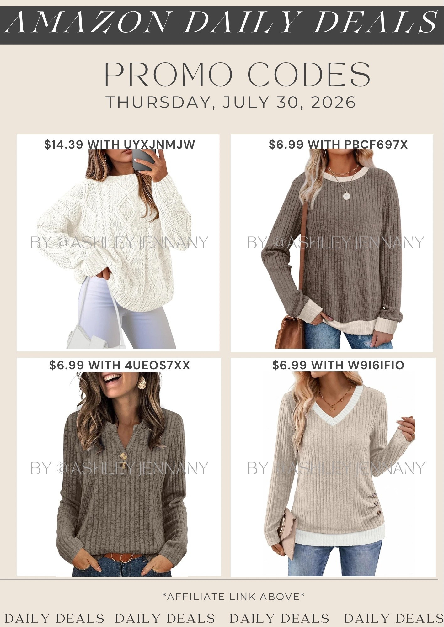 Amazon deals

#LTKSeasonal #LTKMidsize #LTKSaleAlert
