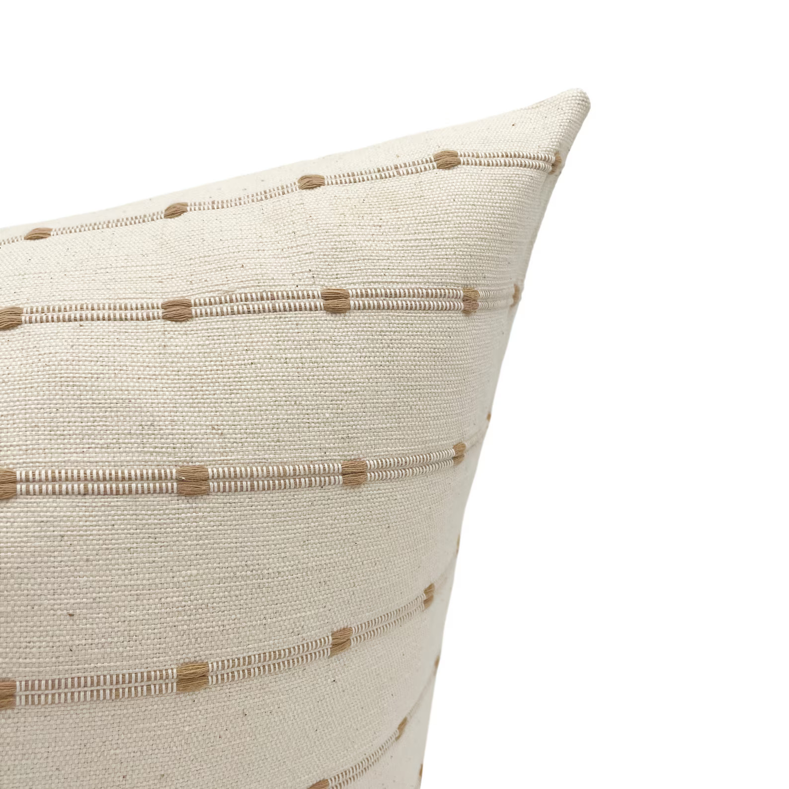 PHOEBE || Woven Neutral Stripe Pillow Cover, Earthy Pillow, Brown Stripe Pillow, Modern Farmhouse... | Etsy (US)