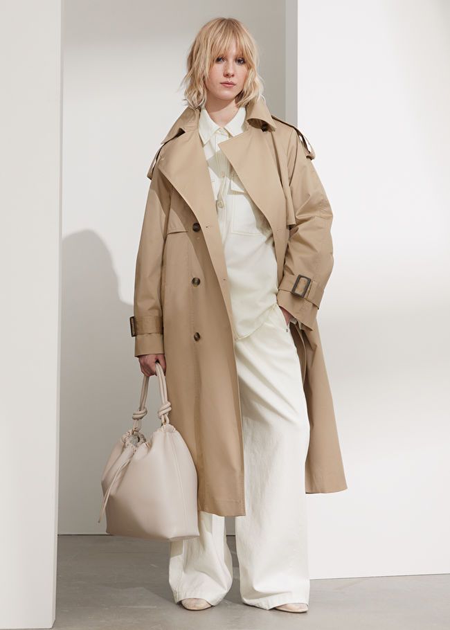 Buckle-Belt Trench Coat - Beige - Trenchcoats - & Other Stories US | & Other Stories US