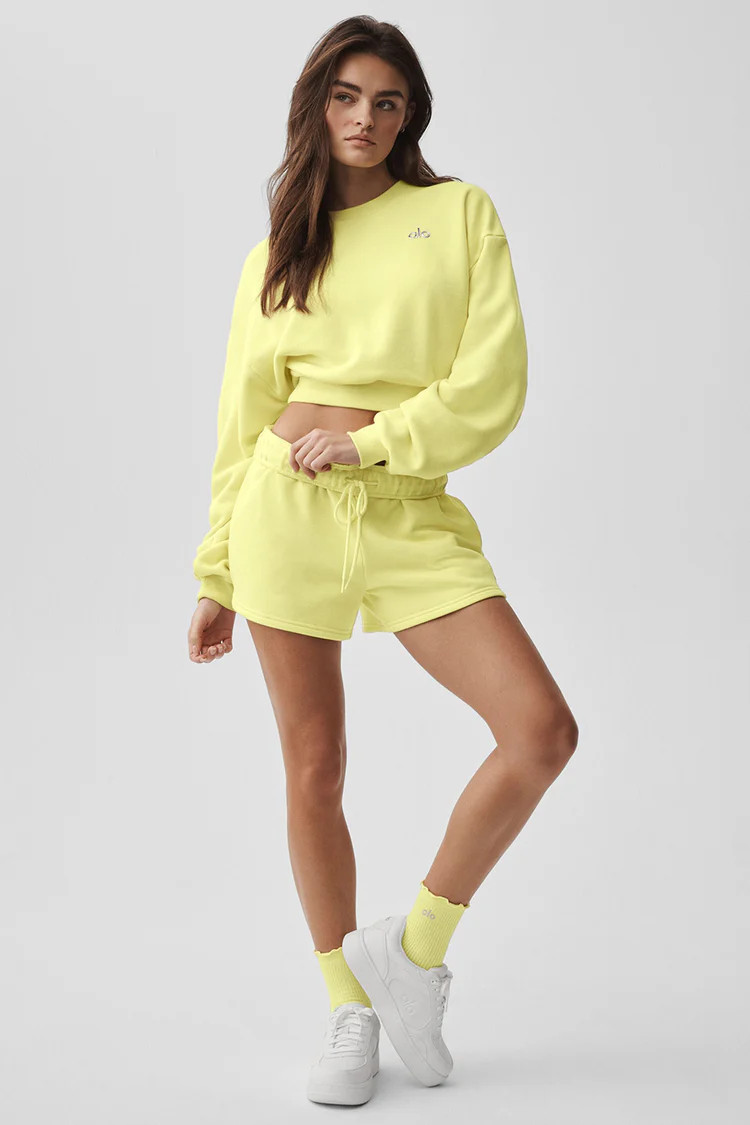 Cropped Accolade Crewneck | Alo Yoga (US)