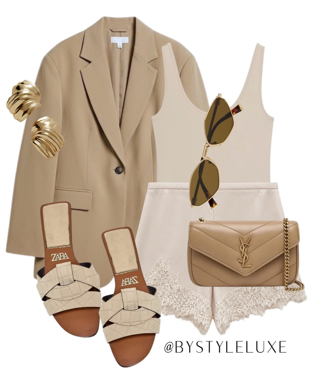 LACE SHORTS - Gorg neutral look with these lace shorts that are on my wish list. 

#sandals #blazer #shorts

#LTKsummer #LTKeurope #LTKspring